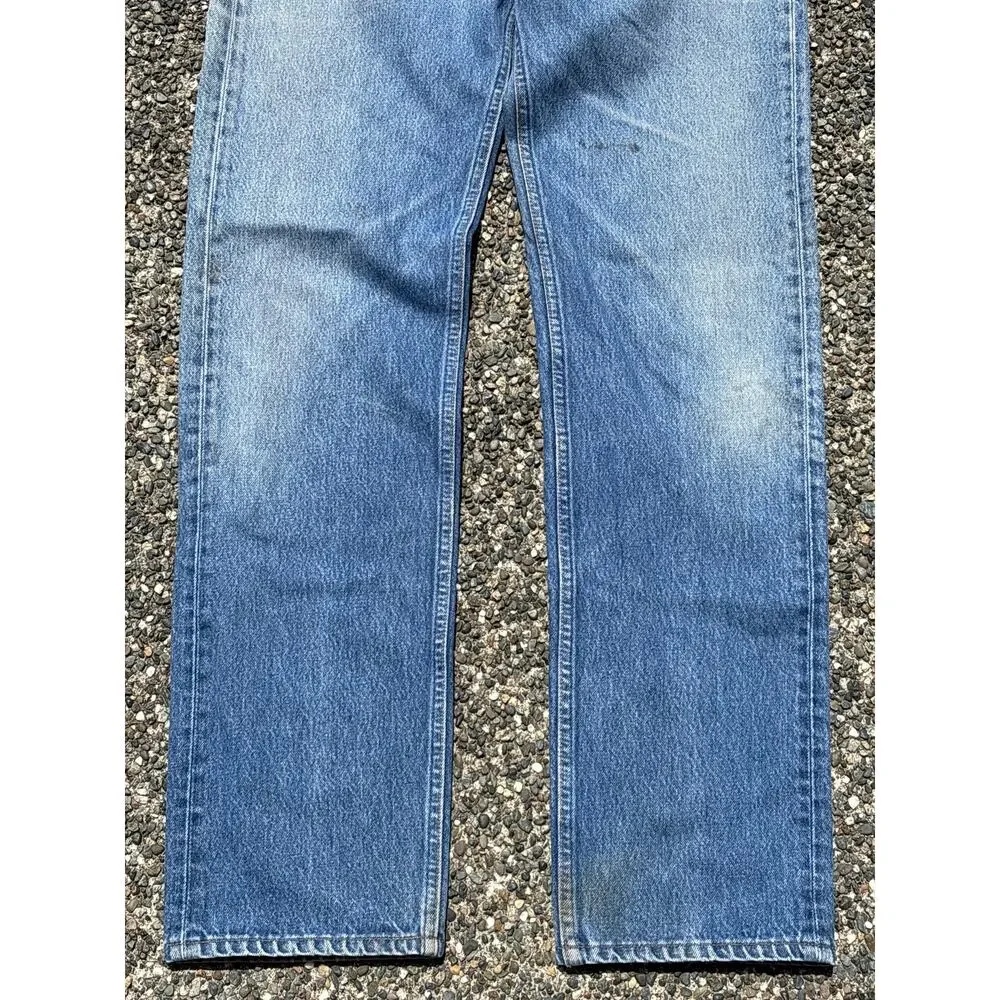 Vintage 91 Levi’s 501 0117 XX button fly 35x38(32x34) Made in USA grunge denim - Picture 3 of 9